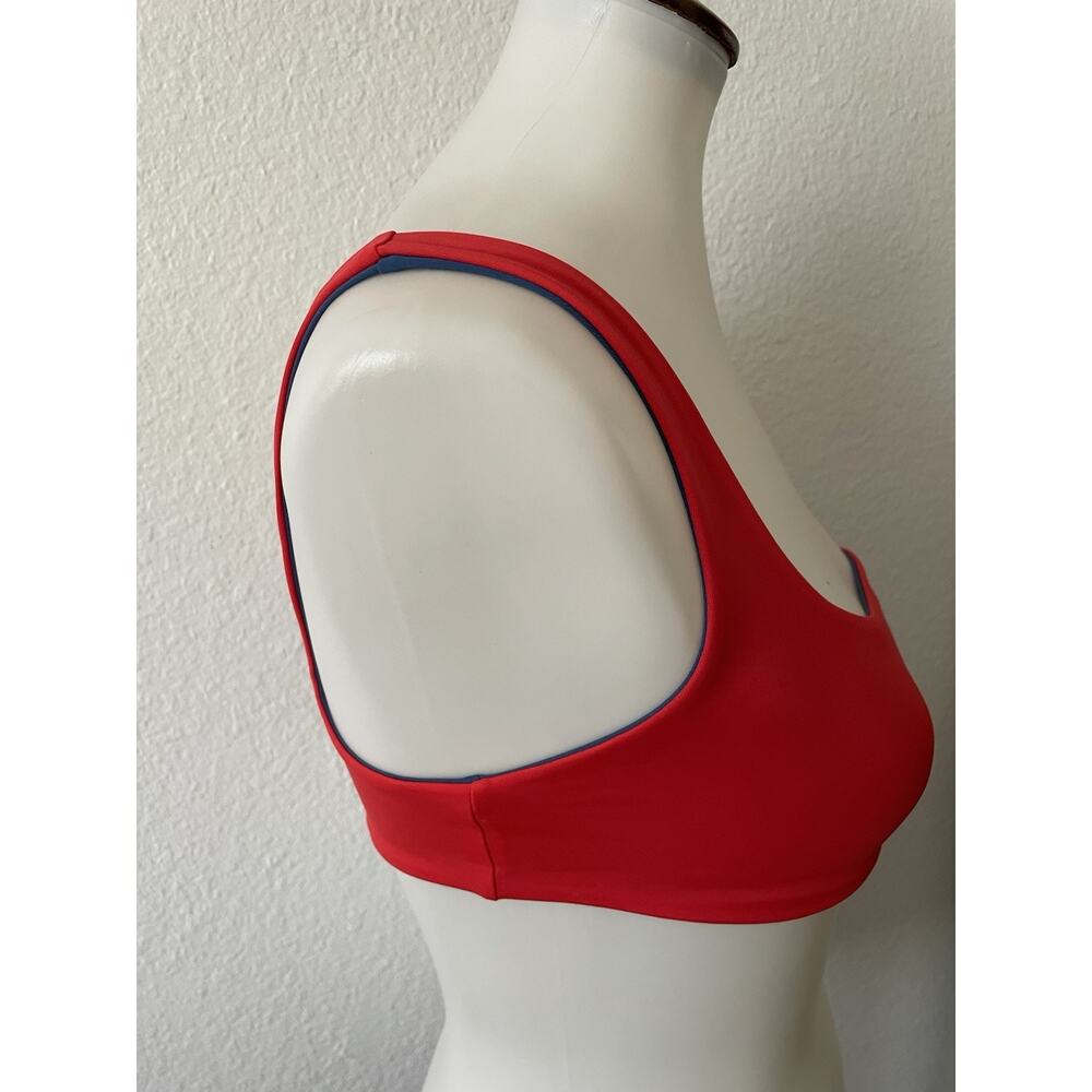 Solid & Striped Swim Bikini Top One Shoulder Reversible Isabeli Beach - Picture 4 of 9